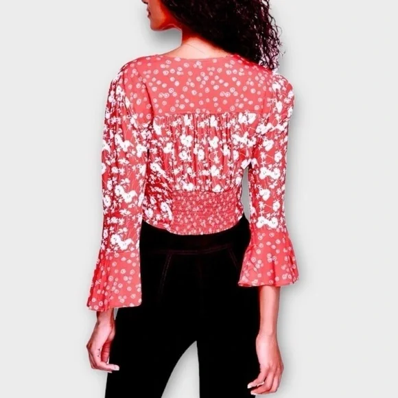 Free People Lady Bohemian Printed Blouse - Picture 4 of 10